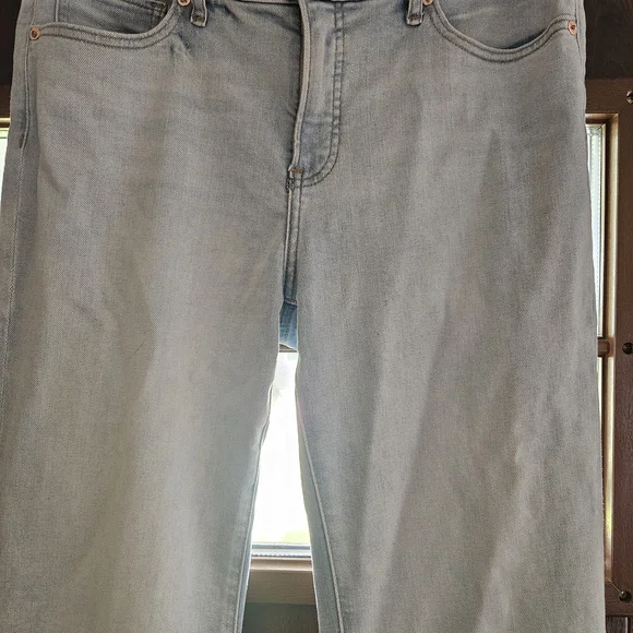 Express Light Blue Flare Jeans - Picture 11 of 12